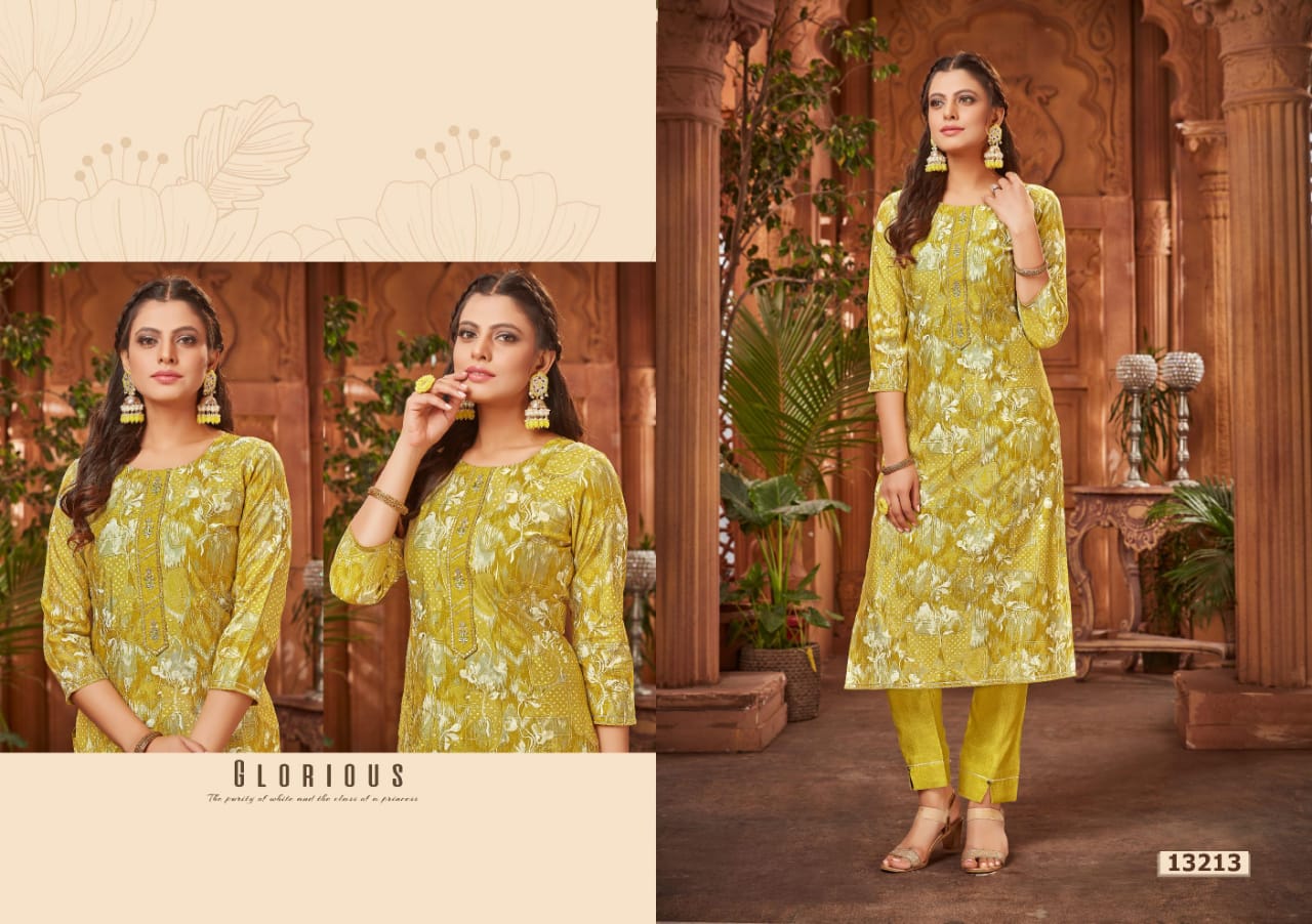 Kalaroop Aston 2 New Stylish Wear Printed Kurti With Pant Collection